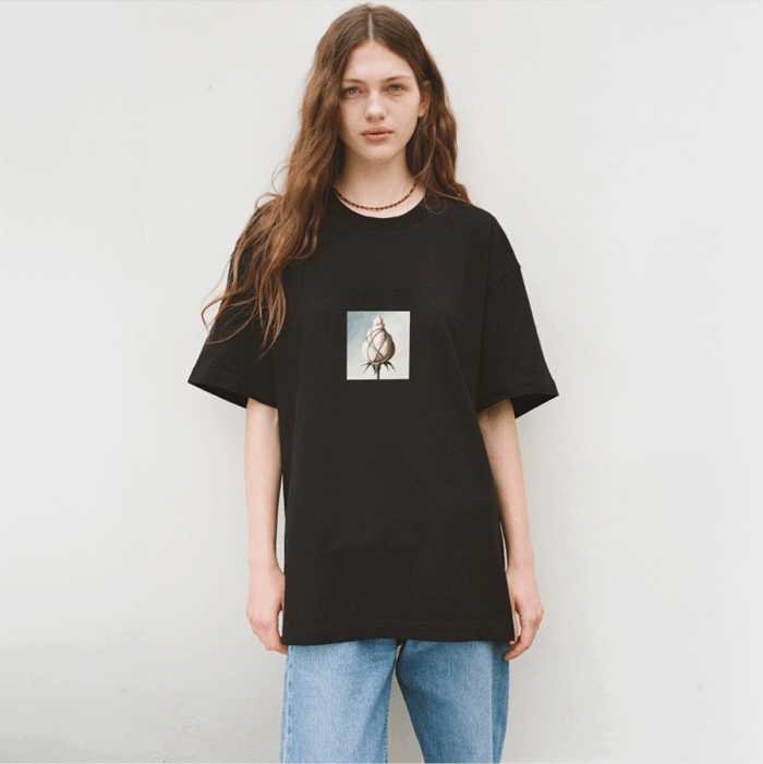 T-shirt with print "Boredomline" Vogue Ukraine x Mykola Tolmachov, black - Image 2