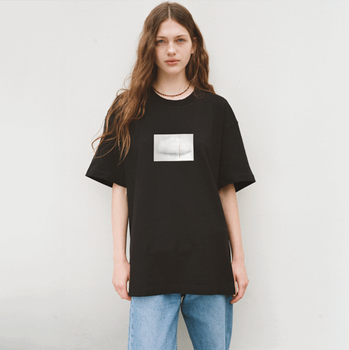 T-shirt with print "Wounded" Vogue Ukraine x Mykola Tolmachov, black - Image 2