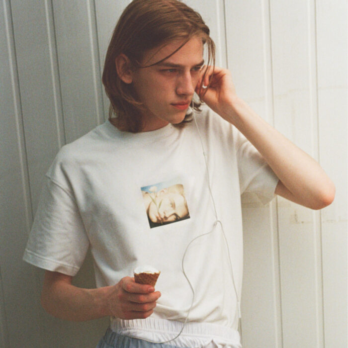 T-shirt with print "Happy end" Vogue Ukraine x Mykola Tolmachov, white