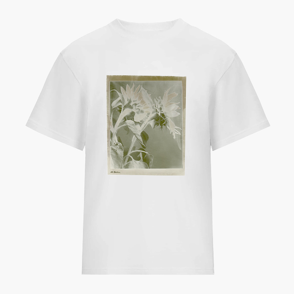 T-shirt with print “Sunflowers”, FUTURESPECTIVE × KERNEL, white - Image 2