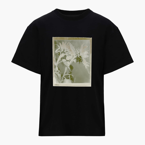Футболка з принтом "Соняхи"  FUTURESPECTIVE × KERNEL, чорна - Зображення 2